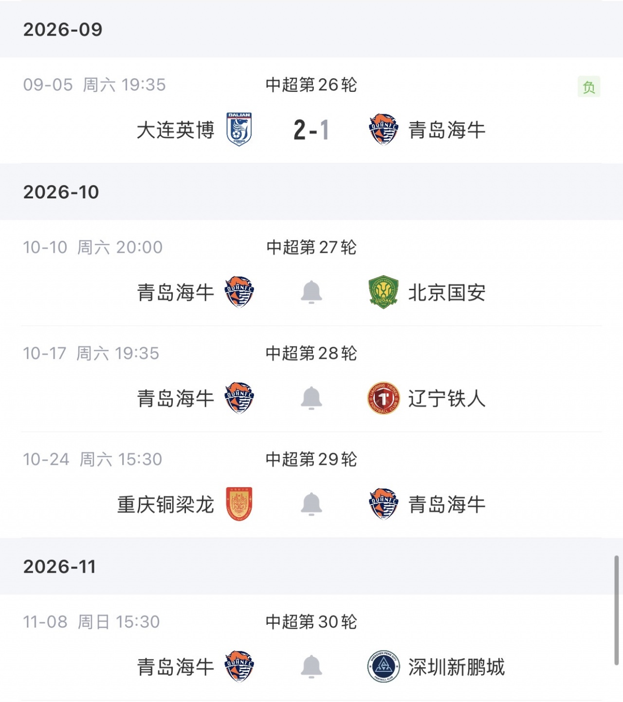 最快下轮降级！9连败海牛剩余4场必须全胜，才有一线保级可能